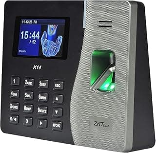 Original ZKT.eco K14 Pro Fingerprint Attendance Time Attendance Device – Fingerprint + Card + PIN – 2.8" Color Screen – TCP/IP & USB – Suitable for Companies & Offices