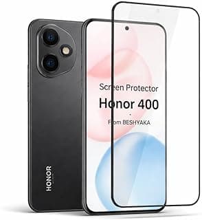 Tempered Glass Screen Protector For Honor 400 – HD Clarity, 9H Hardness, Dust Resistant, Anti Scratch, Bubble-Free, Anti-Scratch, Easy Installation
