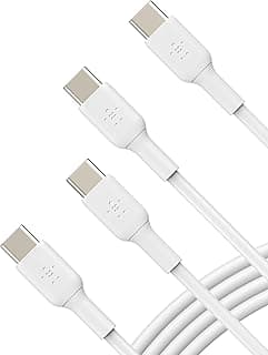 كابل من بلكن بطول 1 متر نوع USB-C متوافق مع آيفون 15 وآيباد برو وماك بوك وسامسونج جالاكسي S24 وجوجل بيكسل ونينتندو سويتش