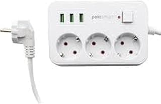 مشترك كهرباء سمارت بـ 3 مقابس و3 منافذ USB من بولو