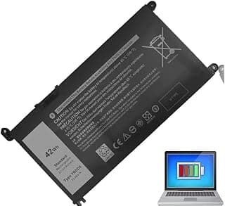YRDD6 Laptop Battery for Dell Inspiron 3480 3481 3482 3490 3493 3590 3593 3595 3580 3581 3582 3583 3584 3585 3780 3781 3781 3781 377 82 37 85 3790 3793 5481 5485 5488 5491 5493 5590 5591 5593 5594