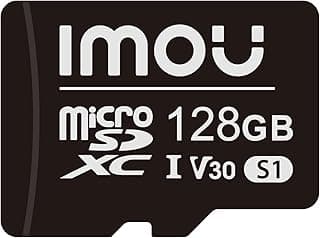 128GB Micro SD Card Imou SDXC Memory Card Full HD Speed Up to 95/25MB/s UHS-I SD Adapter for Smartphones, Tablets, Action Cameras, Drones (128GB)