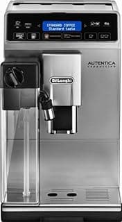 ماكينة قهوة اوتوماتيكية بالكامل Autentica Cappuccino ETAM 29.660.SB مع نظام حليب، كابتشينو واسبريسو بلمسة زر، رقمية، خاصية كوبين، فضي (ضمان دولي)