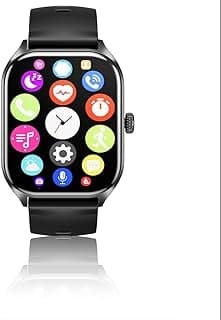 GW21 Smart Watch – 2.01” HD TFT Display, Bluetooth 5.0, 100+ Sports Modes, Heart Rate & SpO₂ Monitor, IP65 Waterproof, 7–10 Days Standby (Black)