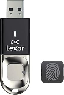 فلاش ميموري جامب درايف F35 ببصمة الاصبع سعة 64 جيجابايت بمنفذ USB 3.0 من ليكسار 64.0 GB
