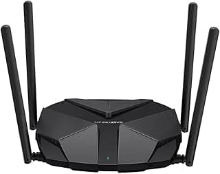 ميركوسيس راوتر واي فاي 6 من تي بي لينك MR85X AX3000Mbps ثنائي النطاق، اتصال WAN 2.5 جيجابت/ثانية، 3 منافذ جيجابت LAN، 4 هوائيات ثابتة متعددة الاتجاهات، WPA3، وضع نقطة الوصول، التحكم في التطبيق