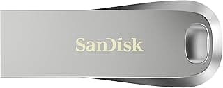 ذاكرة فلاش USB 3.1 فاخرة سعة 256 جيجابايت، حتى سرعة 150 ميجابايت &&& ثانية، من سانديسك الترا بلون فضي، usb3.0، 256.0 GB