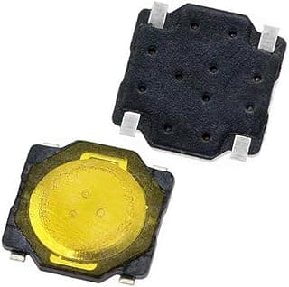 Button Power - Micro High performance Durable Tactile Push Button Momentary Switch Metal Dome Thin Touch Patch 4 pin (3.7mm x 3.7mm x 0.35mm) SMD