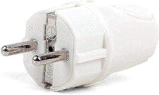 PLUG RESIDENTIAL ROUND PINS PLUG 16-AMP 250-VOLT TWO PINS PLUG