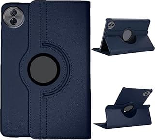 Protective Cover for Honor Pad 10 12.1 inch 2025, 360° Rotatable Smart Stand, Leather Folio Flip Cover with Multi-Angle Viewing, Auto Wake Sleep (Blue)