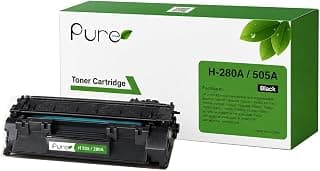 تونر متوافق من Pure لـ اتش بي 05A CE505A / 80A CF280A أسود | جودة طباعة احترافية | إنتاجية تصل إلى 2,700 صفحة | متوافق مع سلسلة اتش بي LaserJet P2035 & P2055