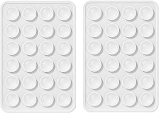 fashion mania Silicone Phone Sticky Grip, Suction Phone Case Mount for iPhone and Android, Hands-Free Sticky Cell Phone Grip, Mobile Fidget Mirror Holder for Selfies and Videos…