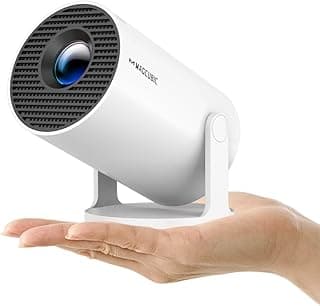 جهاز عرض صغير محمول 5G واي فاي 6 بلوتوث 5.0 اندرويد 11 4K 1080P FHD يدعم 8000 لومن LED تلقائي لتصحيح الانحراف الافقي بدوران 180 درجة للهاتف