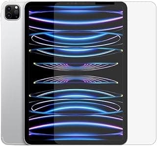 Tempered Glass Screen Protector Compatible with iPad Pro 11 Inch 2022/2021/2020/2018 HD Clear Scratch Resistant Easy Installation