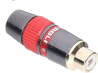 كيندكس kx 2002 موصل صوت RCA إلى RCA أنثى معدني مطلي بالذهب يدعم سلك 6mm - متعدد الألوان