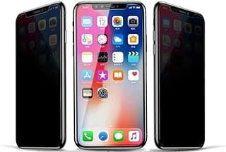 Happy Trend Ghost Screen Protector for Apple iPhone 6 PLUS / 6s PLUS Invisible 5D Slim Glass Screen Protector with Full Coverage Privacy Screen Protector BLACK