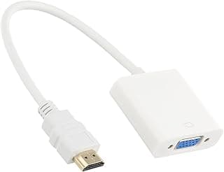 محول فيديو من ذكر إلى أنثى VGA للابتوب (أبيض)