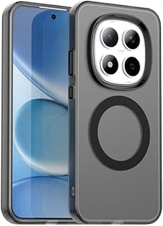 جراب موبايل مغناطيسي كاندي متوافق مع REDMI NOTE 15 PRO، أنيق مع دعم الشحن اللاسلكي | مقاوم للخدش وضد الصدمات - أسود