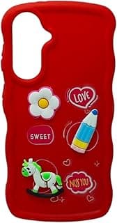 Silicone Back Phone Protection Cover With 3D Graphics, Cute Design For Samsung A56 - Multicolor - 272005927