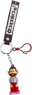 Boggy Decorative Plastic and Metal Keychain Medal - Multicolor