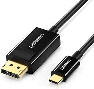 كابل USB نوع سي ذكر إلى منفذ عرض أنثى بطول 1.5 م 4k×2k@30Hz 1080p@60Hz (أسود)من يوجرين 50994