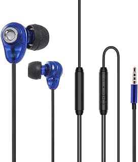 L’avvento HP66L | Sleeping Earphone | Mic & Volume Control | 3.5mm Jack | Blue