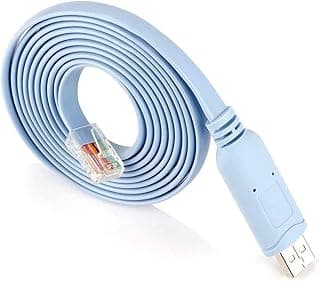 كابل USB إلى RJ45 بطول 1.8 متر، محول كابل كونسول USB إلى RS232/RJ45 CAT5 لأجهزة الراوتر