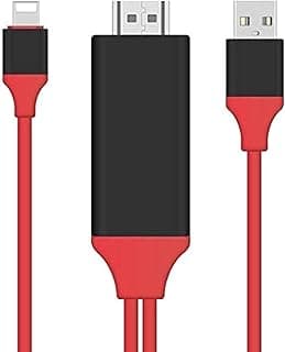 كابل محول Lightning إلى HDMI بطول 1 متر بدقة 1080P لهواتف ابل ايفون وايباد