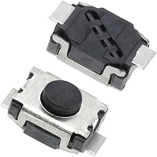 Generic Micro High Performance Durable Tactile Push Button Momentary Switch 2Pin Patch Tact Vertical (4mm x 3mm x 2mm) SMD Power Button