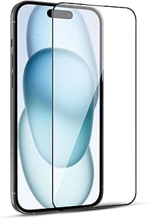 سكرينة حماية للشاشة ابل iPhone 15 Plus، زجاج مقوى 9H مضاد للخدش والكسر والصدمات شفاف HD