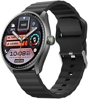 Oraimo 300 mAh Watch Nova 2R Lite Smart Watch (OSW-824) - 1.43" AMOLED Display, Bluetooth Calling, 100+ Sports Modes, IP68 Waterproof, Heart Rate & SpO2 Tracker - Black Graphite Black