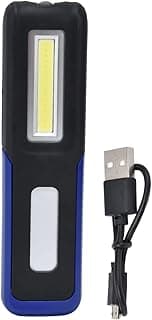 مصباح عمل سي او بي LED محمول قابل لاعادة الشحن بمنفذ USB متعدد الوظائف للتخييم في الهواء الطلق واصلاح المركبات بضوء ابيض 1000 لومن مع خطاف شفط مغناطيسي