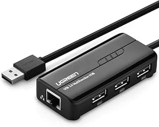 موزع USB 2.0 مع محول إيثرنت RJ45 (20264)