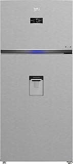 560 Refrigerator 495 Liter Nufrost Digital Touch Black Glass UV Sanitizer - (Combi) RCNE560E40ZGBUV