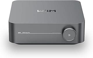 Amp Pro: Multiroom Streaming Amplifier | Compatible with Google Cast, Alexa | HDMI, Voice Control | Stream from Spotify, Amazon Music, Tidal & More - Dark Gray