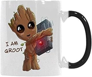 مج قهوة I'm Groot متغير اللون