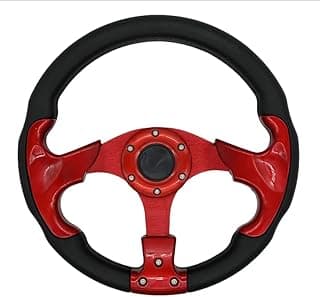 Steering Wheel Aspor Adjustment Reasonable Size Red Color