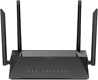راوتر لاسلكي بموديم VDSL مزدوج النطاق AC1200، ‏DSL-245GE، من دي-لينك، أسود