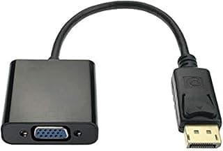 Gold-plated hdmi dp vga mini dp hdmi hdtv cover(male to female) for computer, desktop, laptop, pc, monitor, projector,s - black