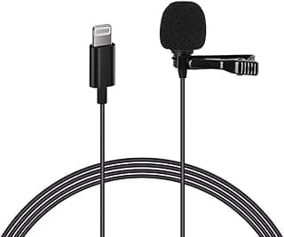 COMICA CVM-V01SP (MI) Omnidirectional Lavalier Clip-on Microphone for Smartphones with Flash Interface (V01SP MI (6M))