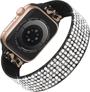 سوار معصم مطاطي قابل للتعديل من Nopatia متوافق مع Apple Watch مقاس 49/46/45/44/42 ملم لسيريس 1/2/3/4/5/6/7/8/9/10/11/الترا2/الترا3/اس اي 2