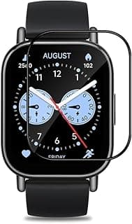 اسكرينة حماية ARROWS لساعة Redmi Watch 5 Lite، فيلم حماية بحواف منحنية 3D [مقاوم للخدش] [بدون فقاعات] [مقاوم للكسر] [حساسية عالية] - ليست زجاج