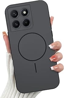 Case For Motorola Edge 60 Pro Slim Design [Not Compatible with MagSafe] Soft Silicone Case Flexible TPU Anti-Scratch Protective Cover with Full Camera Protection - Dark Gray