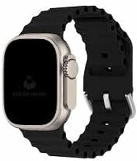 حزام ساعة ابل من هيتزي مقاس 49mm 45mm 44mm 42mm، سوار سيليكون ناعم بمشبك متوافق مع ابل واتش الترا 2، الترا، سيريس 9 8 7 6 5 4 3 2 1