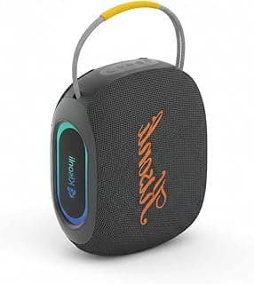 Portable Bluetooth Speaker K22 Outdoor 16W Stereo Sound with Subwoofer and Visible Strong Bass, Interactive RGB Lighting, 2400mAh Battery Long Lasting, Supports FM Radio, USB Port and TF Card