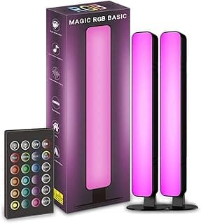 شريط إضاءة LED ذكي، إضاءة RGB مع تأثيرات متعددة، إضاءة خلفية للتلفزيون، إضاءة جيمنج، إضاءة محيطة للكمبيوتر والغرفة