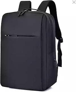 Laptop bag USB port for unisex-Black