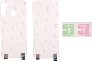 2 in 1 Full Body Soft Gelatin Screen Protector (Front + Back) 3D Full Coverage, Ultra Thin, Anti Brocken, Scratch and Shock Resistant Compatible with Oppo Realme C11 (0.2MM) - Transparent