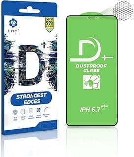 Screen llito D+ Dustproof Full Coverage Full Glue D+ Premium Strongest edges Tempered Glass Screen Protector 9H Hardness - Oleophobic Layer For IPhone (XS - 11 Pro)