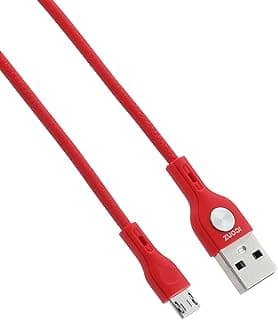 كابل Micro USB من بازيكس Xbr04R، 2.4 أمبير - أحمر